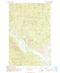 Rendevous Mountain Washington Historical topographic map, 1:24000 scale, 7.5 X 7.5 Minute, Year 1991