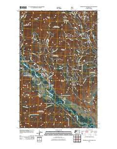 Rendevous Mountain Washington Historical topographic map, 1:24000 scale, 7.5 X 7.5 Minute, Year 2011