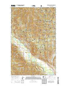 Rendevous Mountain Washington Current topographic map, 1:24000 scale, 7.5 X 7.5 Minute, Year 2014