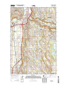 Renton Washington Current topographic map, 1:24000 scale, 7.5 X 7.5 Minute, Year 2014