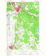 Renton Washington Historical topographic map, 1:24000 scale, 7.5 X 7.5 Minute, Year 1949