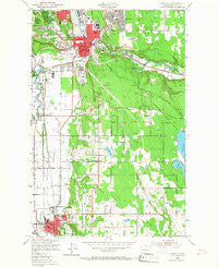 Renton Washington Historical topographic map, 1:24000 scale, 7.5 X 7.5 Minute, Year 1949