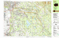 Renton Washington Historical topographic map, 1:25000 scale, 7.5 X 15 Minute, Year 1983