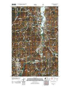 Republic Washington Historical topographic map, 1:24000 scale, 7.5 X 7.5 Minute, Year 2011