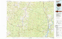 Republic Washington Historical topographic map, 1:100000 scale, 30 X 60 Minute, Year 1984