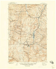 Republic Washington Historical topographic map, 1:125000 scale, 30 X 30 Minute, Year 1904