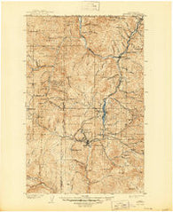Republic Washington Historical topographic map, 1:125000 scale, 30 X 30 Minute, Year 1904