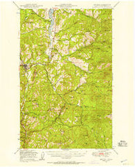 Republic Washington Historical topographic map, 1:62500 scale, 15 X 15 Minute, Year 1948