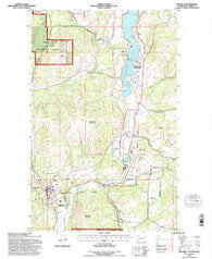 Republic Washington Historical topographic map, 1:24000 scale, 7.5 X 7.5 Minute, Year 1992