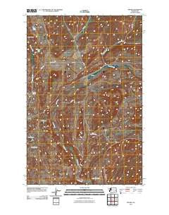 Revere Washington Historical topographic map, 1:24000 scale, 7.5 X 7.5 Minute, Year 2011