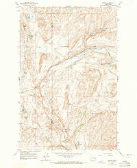 Revere Washington Historical topographic map, 1:24000 scale, 7.5 X 7.5 Minute, Year 1964