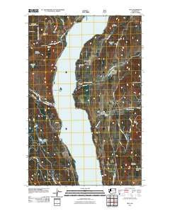 Rice Washington Historical topographic map, 1:24000 scale, 7.5 X 7.5 Minute, Year 2011