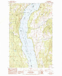 Rice Washington Historical topographic map, 1:24000 scale, 7.5 X 7.5 Minute, Year 1985