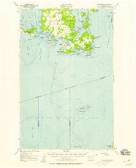 Richardson Washington Historical topographic map, 1:62500 scale, 15 X 15 Minute, Year 1957