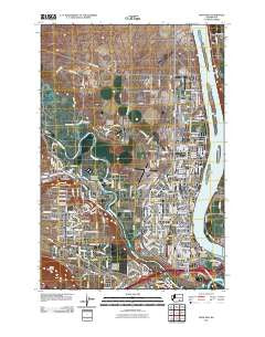 Richland Washington Historical topographic map, 1:24000 scale, 7.5 X 7.5 Minute, Year 2011