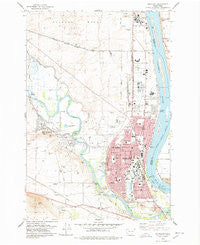 Richland Washington Historical topographic map, 1:24000 scale, 7.5 X 7.5 Minute, Year 1978