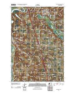 Ridgefield Washington Historical topographic map, 1:24000 scale, 7.5 X 7.5 Minute, Year 2011