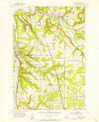 Ridgefield Washington Historical topographic map, 1:24000 scale, 7.5 X 7.5 Minute, Year 1954