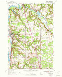 Ridgefield Washington Historical topographic map, 1:24000 scale, 7.5 X 7.5 Minute, Year 1954