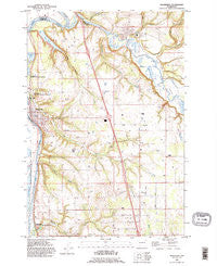 Ridgefield Washington Historical topographic map, 1:24000 scale, 7.5 X 7.5 Minute, Year 1990