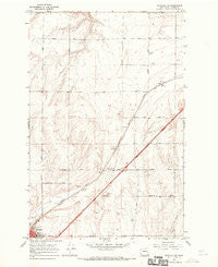 Ritzville NE Washington Historical topographic map, 1:24000 scale, 7.5 X 7.5 Minute, Year 1967