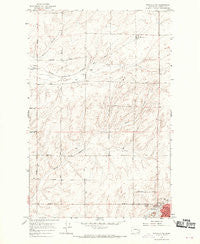 Ritzville NW Washington Historical topographic map, 1:24000 scale, 7.5 X 7.5 Minute, Year 1967