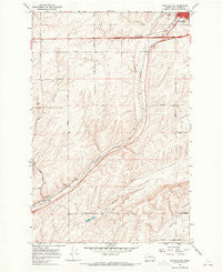 Ritzville SW Washington Historical topographic map, 1:24000 scale, 7.5 X 7.5 Minute, Year 1967