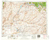 Ritzville Washington Historical topographic map, 1:250000 scale, 1 X 2 Degree, Year 1965