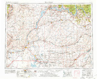 Ritzville Washington Historical topographic map, 1:250000 scale, 1 X 2 Degree, Year 1953