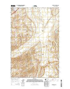 Ritzville SE Washington Current topographic map, 1:24000 scale, 7.5 X 7.5 Minute, Year 2013