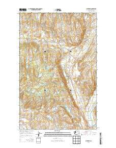 Riverside Washington Current topographic map, 1:24000 scale, 7.5 X 7.5 Minute, Year 2014