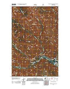 Robinson Mountain Washington Historical topographic map, 1:24000 scale, 7.5 X 7.5 Minute, Year 2011