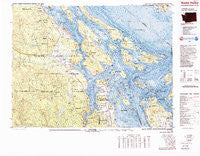 Roche Harbor Washington Historical topographic map, 1:100000 scale, 30 X 60 Minute, Year 1981