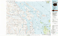 Roche Harbor Washington Historical topographic map, 1:100000 scale, 30 X 60 Minute, Year 1981