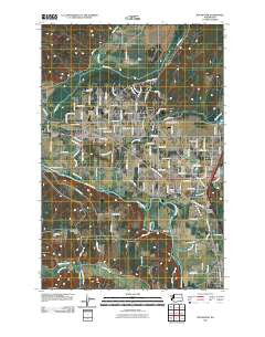 Rochester Washington Historical topographic map, 1:24000 scale, 7.5 X 7.5 Minute, Year 2011