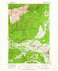Rochester Washington Historical topographic map, 1:62500 scale, 15 X 15 Minute, Year 1953