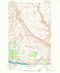 Rock Island Washington Historical topographic map, 1:24000 scale, 7.5 X 7.5 Minute, Year 1966