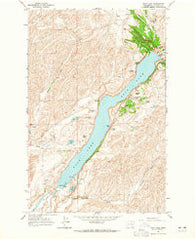 Rock Lake Washington Historical topographic map, 1:24000 scale, 7.5 X 7.5 Minute, Year 1964