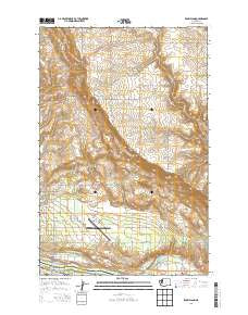 Rock Island Washington Current topographic map, 1:24000 scale, 7.5 X 7.5 Minute, Year 2014