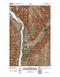 Rock Island Dam Washington Historical topographic map, 1:24000 scale, 7.5 X 7.5 Minute, Year 2011