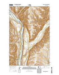 Rock Island Dam Washington Current topographic map, 1:24000 scale, 7.5 X 7.5 Minute, Year 2014