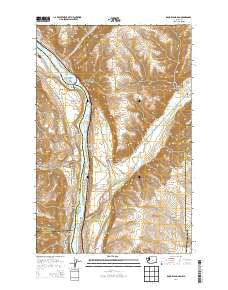 Rock Island Dam Washington Current topographic map, 1:24000 scale, 7.5 X 7.5 Minute, Year 2014