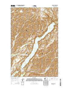 Rock Lake Washington Current topographic map, 1:24000 scale, 7.5 X 7.5 Minute, Year 2014