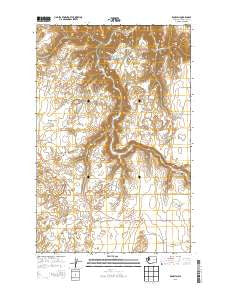 Rocklyn Washington Current topographic map, 1:24000 scale, 7.5 X 7.5 Minute, Year 2013