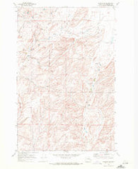 Rocklyn SE Washington Historical topographic map, 1:24000 scale, 7.5 X 7.5 Minute, Year 1969