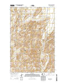 Rocklyn SE Washington Current topographic map, 1:24000 scale, 7.5 X 7.5 Minute, Year 2013