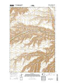 Rockpile Creek Washington Current topographic map, 1:24000 scale, 7.5 X 7.5 Minute, Year 2013