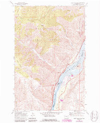 Rocky Reach Dam Washington Historical topographic map, 1:24000 scale, 7.5 X 7.5 Minute, Year 1968