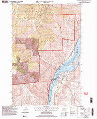 Rocky Reach Dam Washington Historical topographic map, 1:24000 scale, 7.5 X 7.5 Minute, Year 2003
