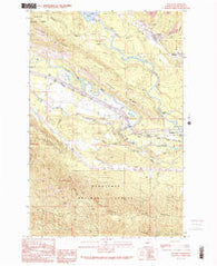 Ronald Washington Historical topographic map, 1:24000 scale, 7.5 X 7.5 Minute, Year 1989